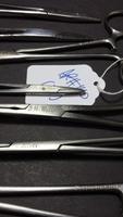Needle holders and forceps.